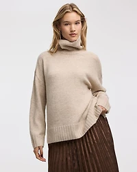 Long-Sleeve Turtleneck Pullover