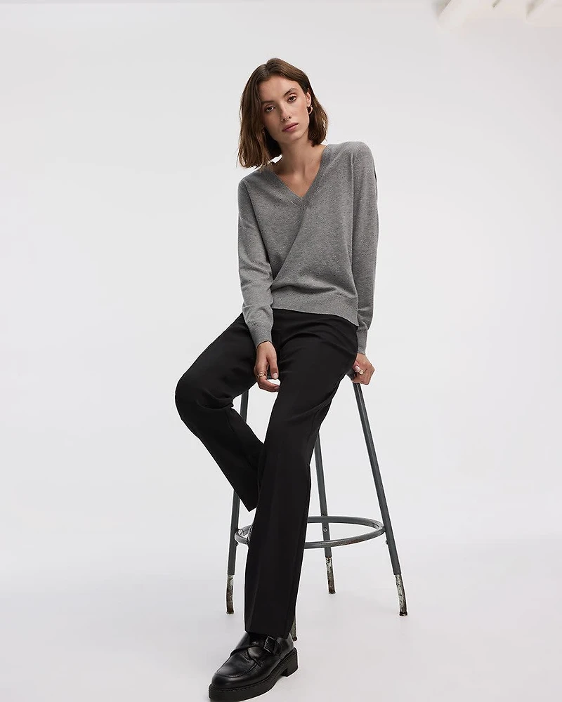Straight-Leg High-Rise Pant