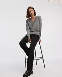Straight-Leg High-Rise Pant