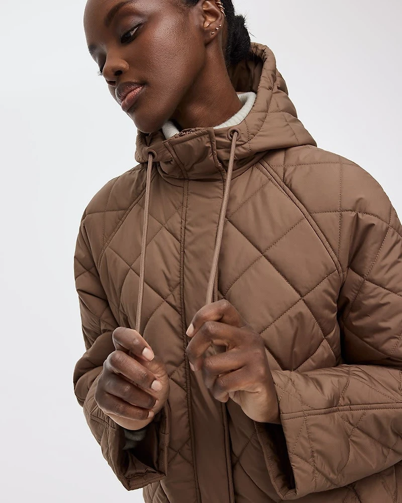 Quilted Hooded Jacket