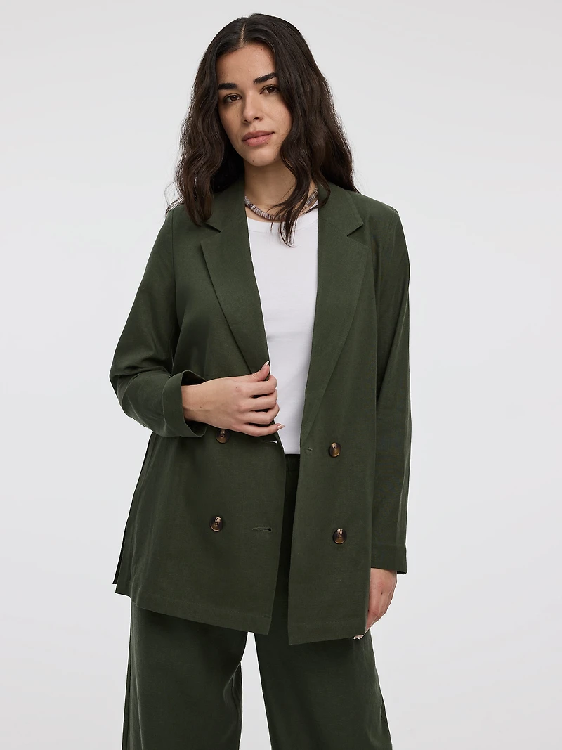 Veston à boutonnage double