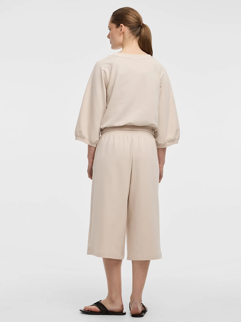 Cropped Flowy Pants