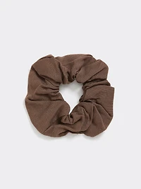 Linen-Blend Scrunchie