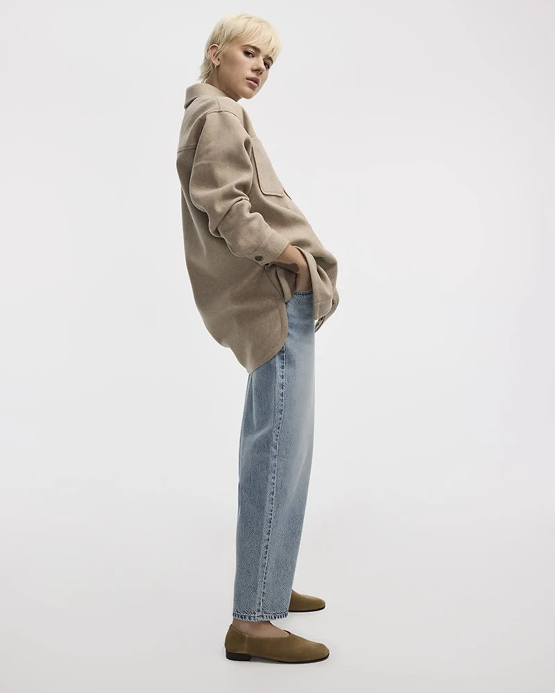 Long Shacket with Pockets