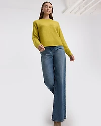 Long-Sleeve Crew-Neck PlushSoft Pullover