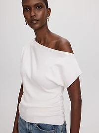 Short-Sleeve Off-the-Shoulder Top