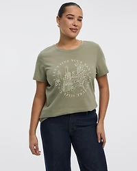 T-shirt à col rond - R Essentiels