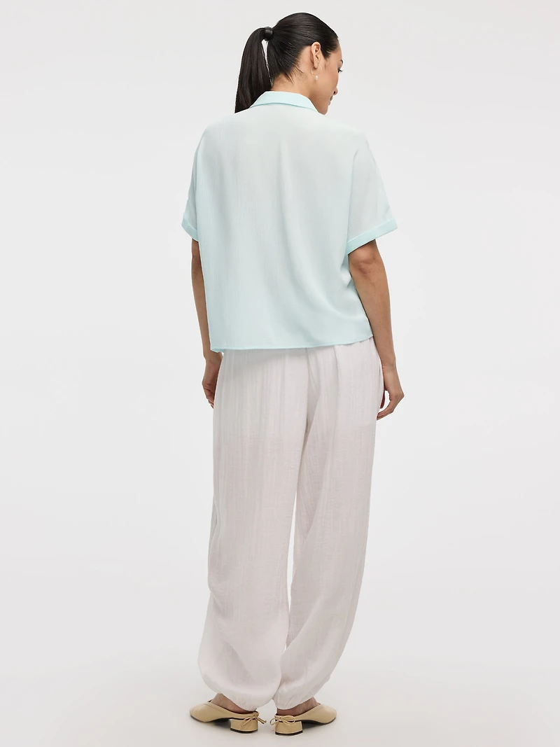 Chemise en gaze à boutonner
