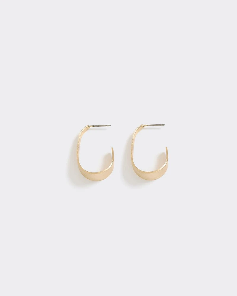 Satin-Finish Hoops