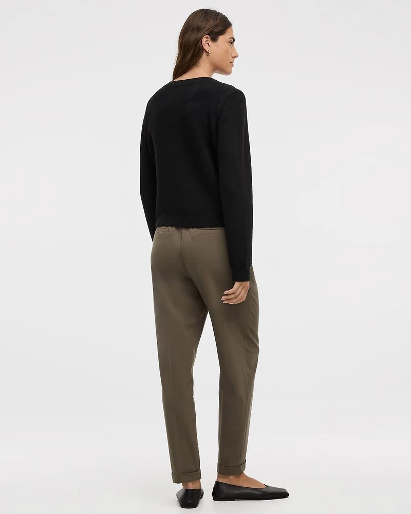 Long-Sleeve Crew-Neck PlushSoft Cardigan