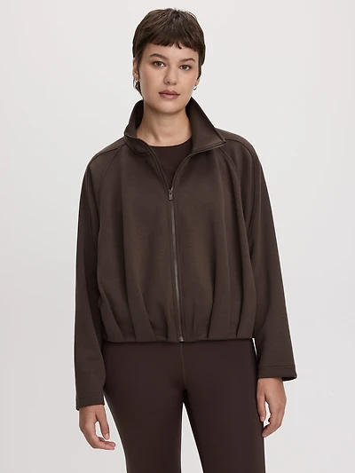 Veste courte à ourlet ballon - HYLUX Hyba