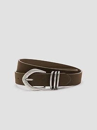 Faux Suede Belt