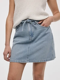 Jupe courte en denim