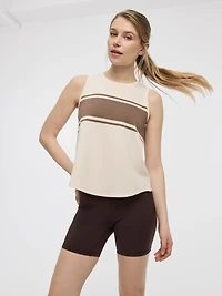 Striped Crew-Neck Tank - HYLUX Hyba