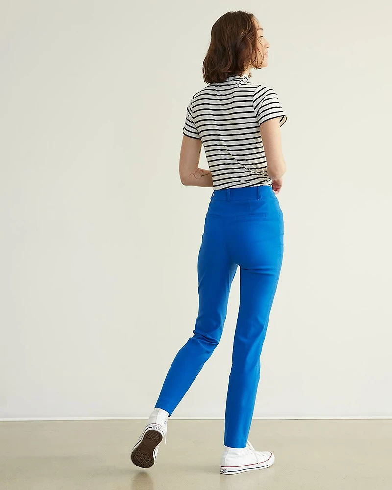 Slim-Leg High-Rise Ankle Pant - The Iconic (R) Tall