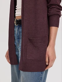 Cardigan ouvert à manches longues avec poches - R Essentiels