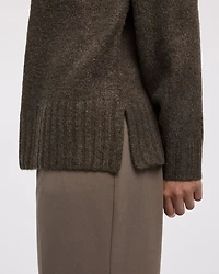 Pull à manches longues et col roulé