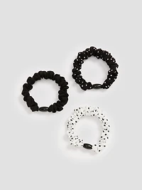 Dotted Scrunchies - Set of 3