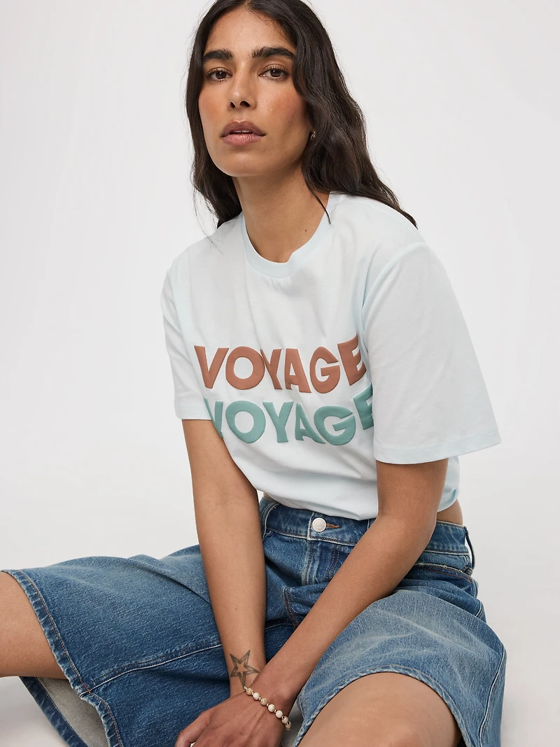 T-shirt à manches courtes et col rond