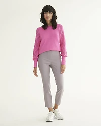 Slim-Leg High-Rise Ankle Pant - The Iconic (R) Tall
