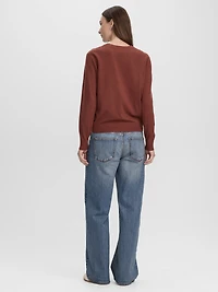 Long-Sleeve Crew-Neck Pullover - R Essentials