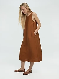 Robe midi sans manches