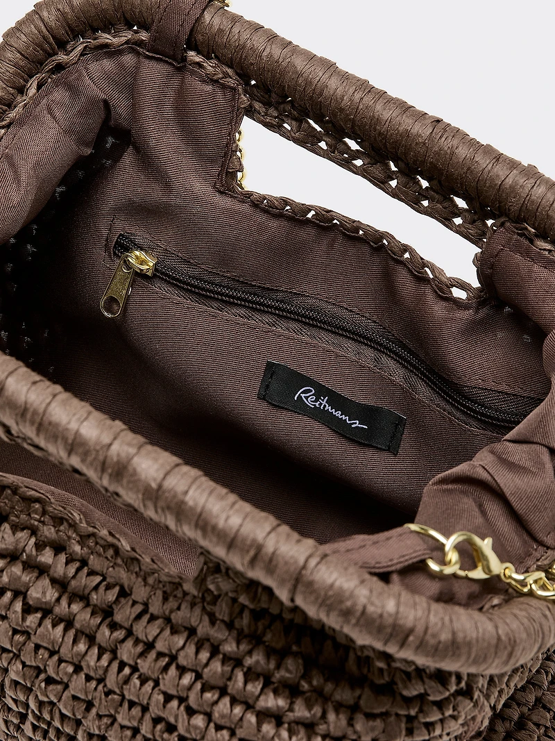 Sac structuré en paille