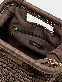 Sac structuré en paille