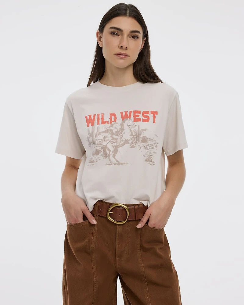 Crew-Neck Graphic T-Shirt