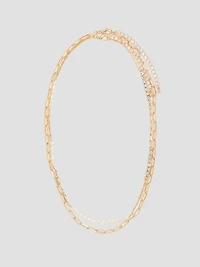Double-Layer Short Necklace