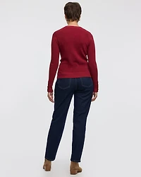 Long-Sleeve Crew-Neck Sweater