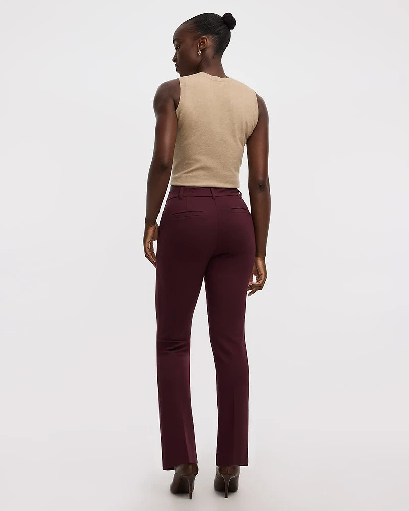 Straight-Leg High-Rise Pants - The Modern Stretch (R)