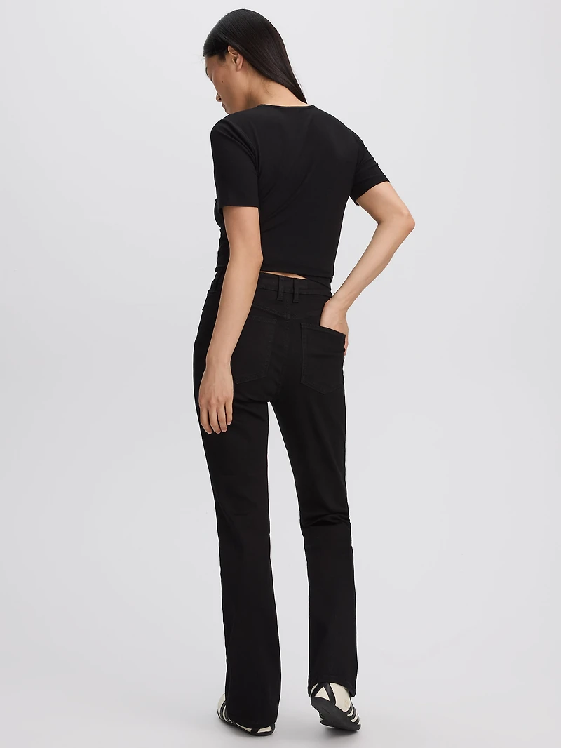 Boot-Leg Mid-Rise Jean