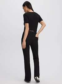 Boot-Leg Mid-Rise Jean