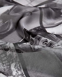 Foulard carré à motif de photos