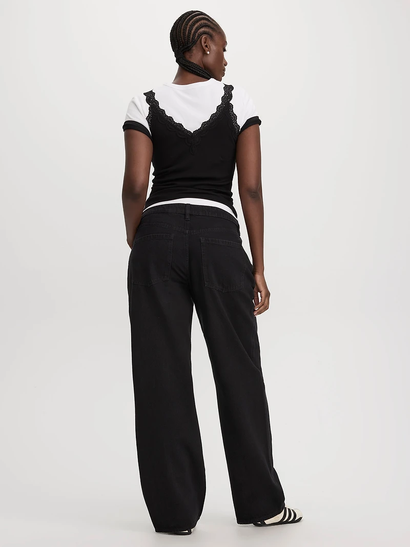 Mid-Rise Baggy Jean - Curvy Fit