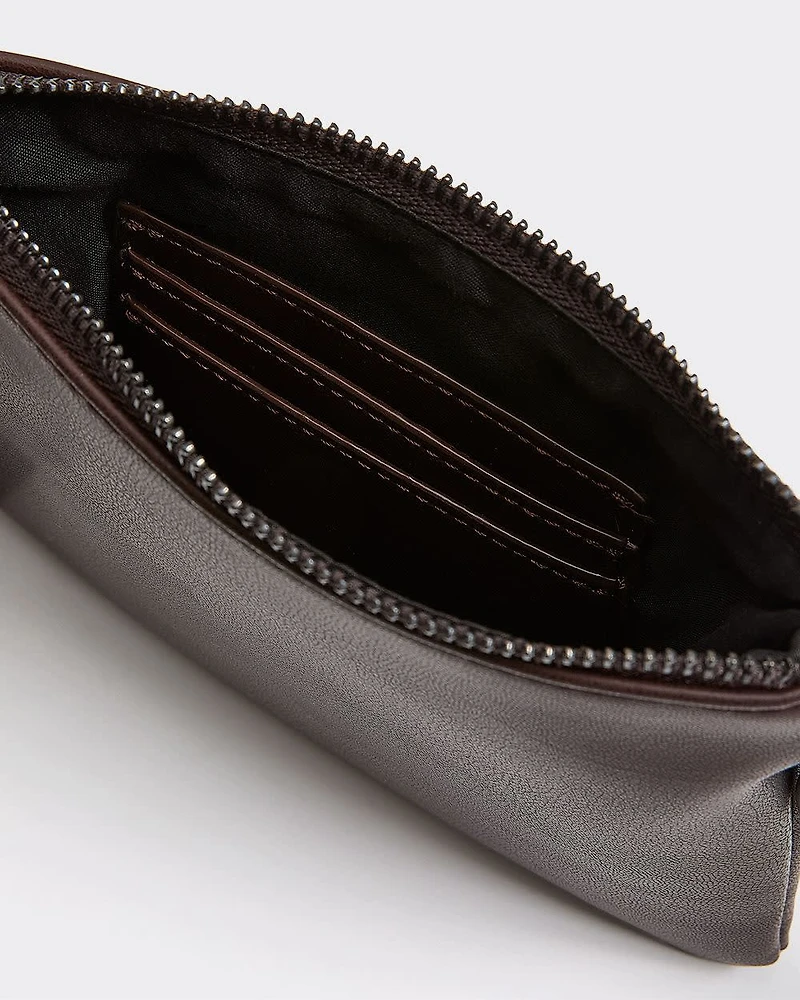 Faux Leather Card Holder