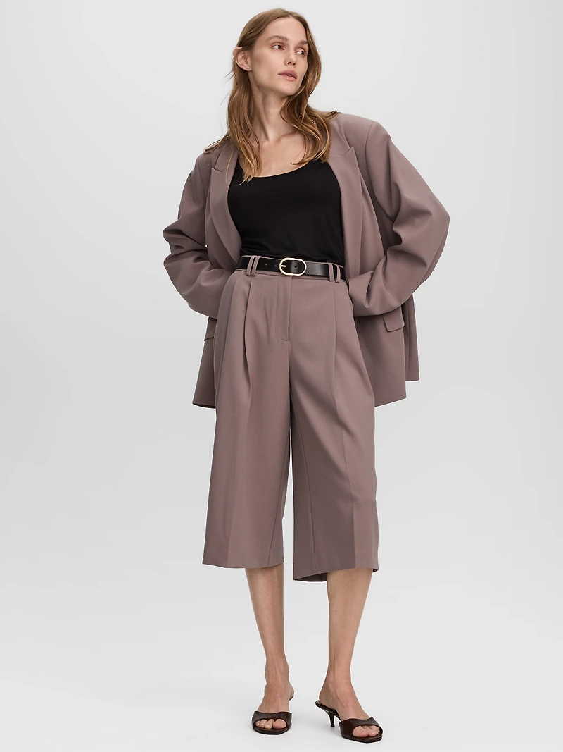 Pleated Bermuda Shorts - The Studio