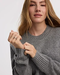 Long-Sleeve Crew-Neck PlushSoft Pullover