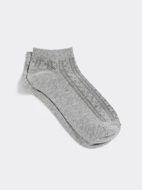 Anklet Socks with Pointelle Stitches