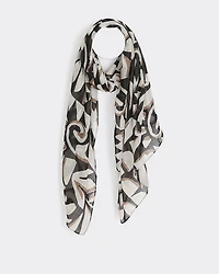 Foulard léger à motif abstrait