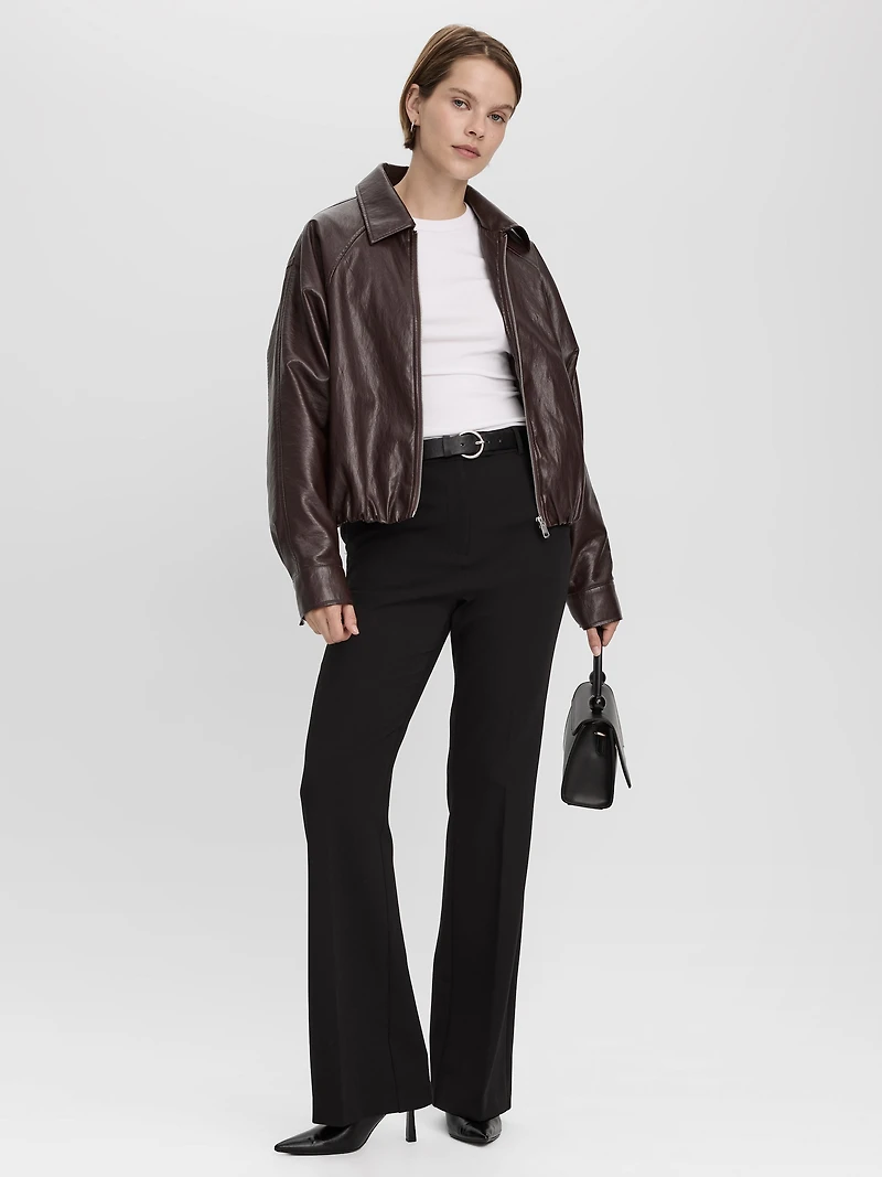 High-Rise Flare-Leg Pants