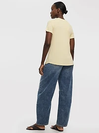 T-shirt à col V - R Essentiels