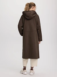 Long Hooded Rain Jacket - Hyba