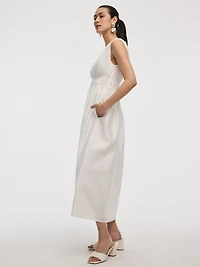 Sleeveless V-Neck Maxi Dress