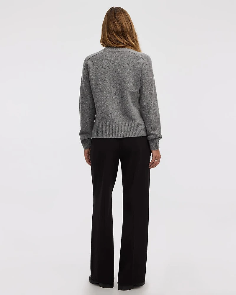 Long-Sleeve Crew-Neck PlushSoft Pullover