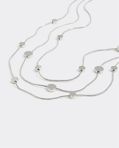 Three-Layer Beaded Necklace