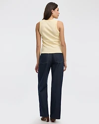 Ribbed Crew-Neck Tank - R Essentials