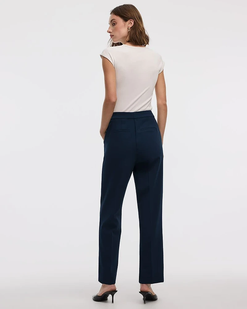 Straight-Leg High-Rise Pant