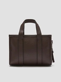 Mini sac fourre-tout en faux cuir